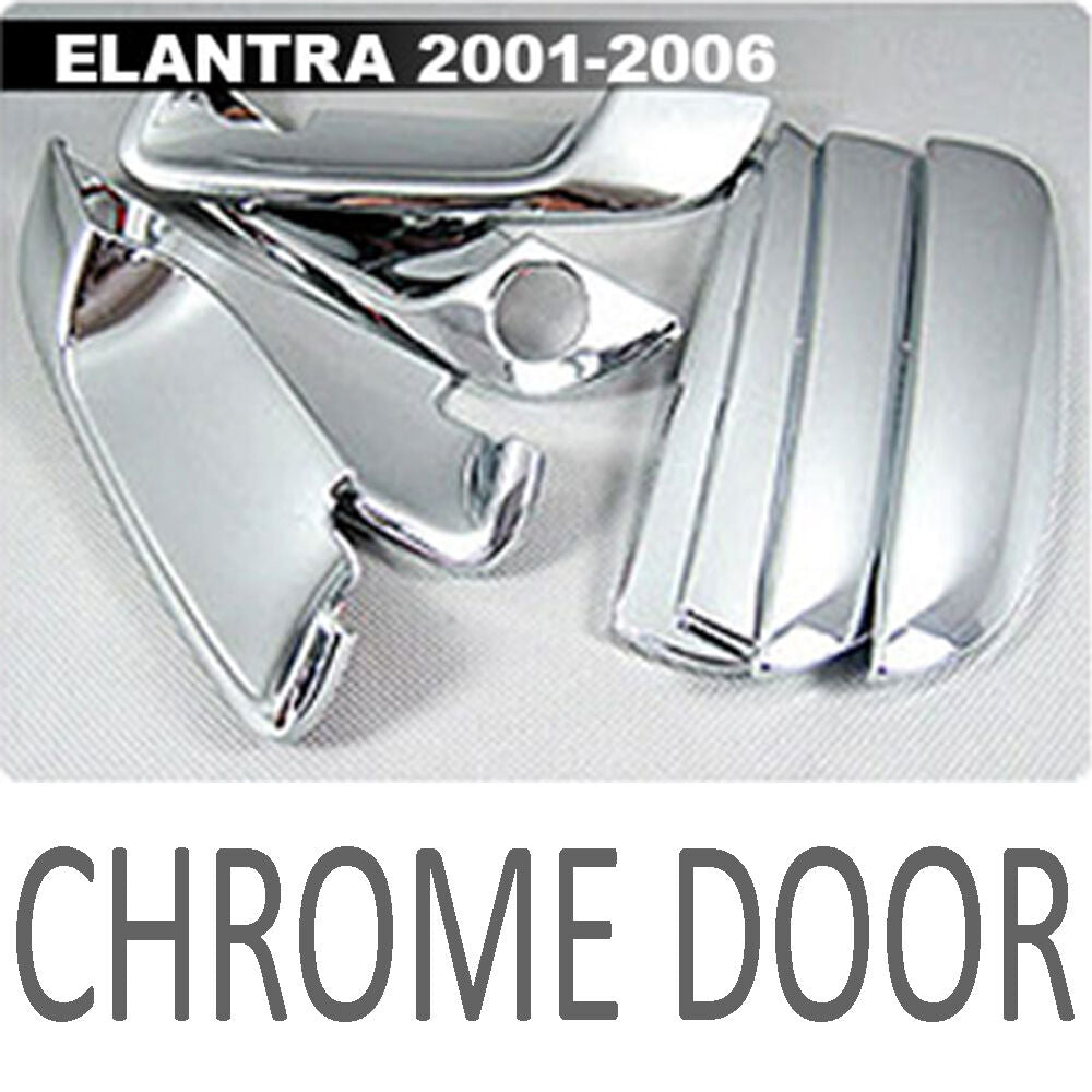Kit de 8 couvercles de poignée de porte Cr pour Hyundai Elantra 2001 2006