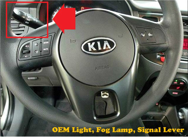 Light Switch Signal Fog Lamp Lever Assembly 1p For 10 11 Kia Rio
