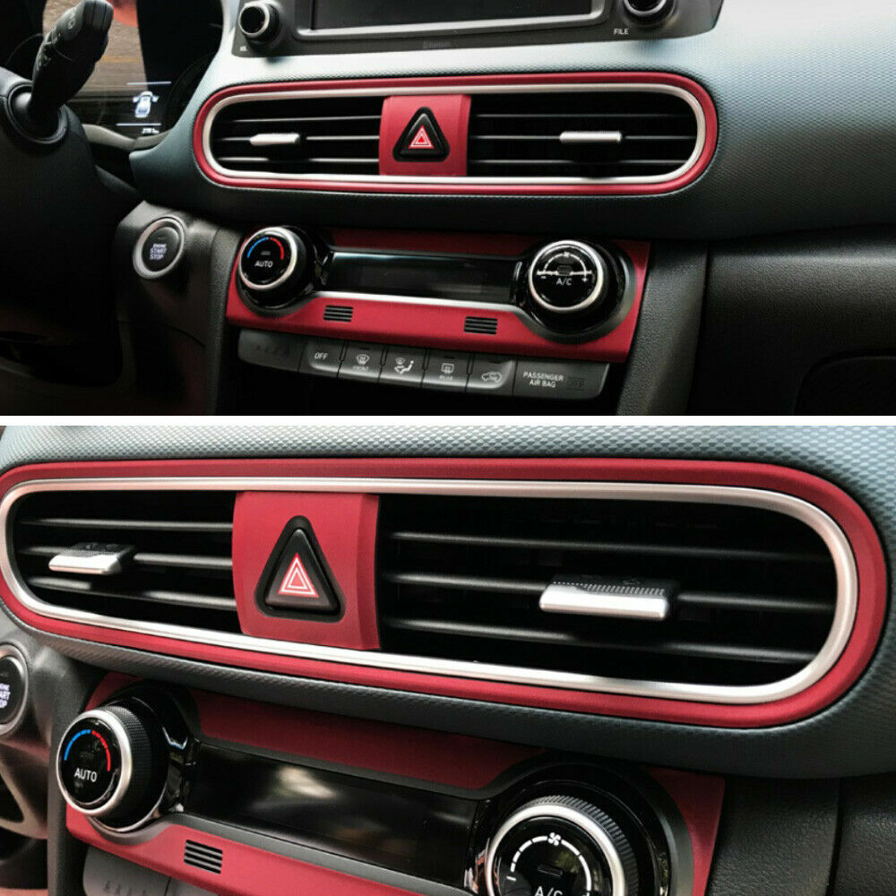Center Fascia Point Decal Sticker 2pc 1set for 2018 2019 Hyundai Kona
