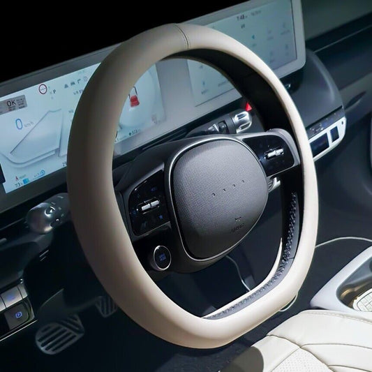 Fahrzeug-Lenkradabdeckung vom Typ D aus Leder (Passend für: 2023 2024...