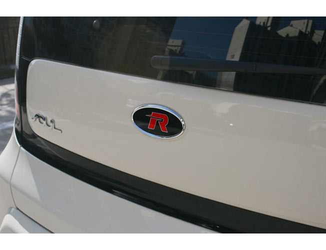 F R Lenkgriff Hupenkappe R Logo Emblem 7p für 2014 2016 Kia Soul