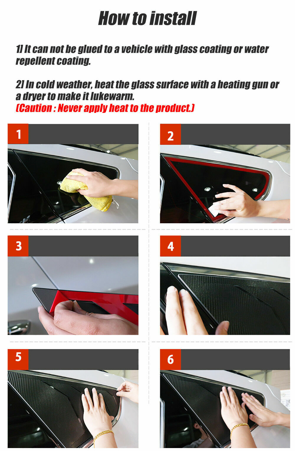 Fenster C Säule Sportblech Verkleidung LH RH 2P (passt für: 2017 - 2022 Chevy...