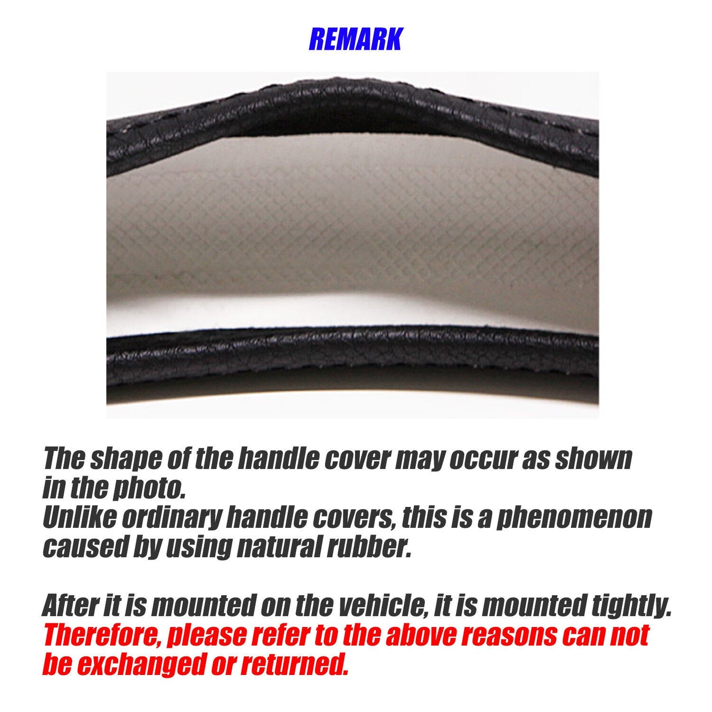 Fahrzeug-Lenkradabdeckung vom Typ D aus Leder (Passend für: 2023 2024...