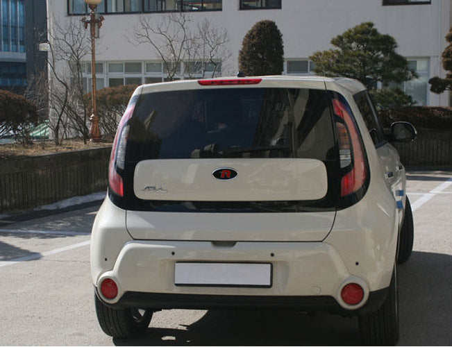 F R Lenkgriff Hupenkappe R Logo Emblem 7p für 2014 2016 Kia Soul