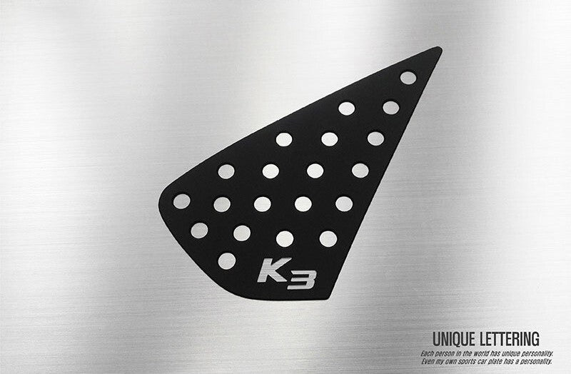 Fenster C Säule Sportblech Verkleidung 2P (passt für: 2019-2023 Forte 4d: K3 ...