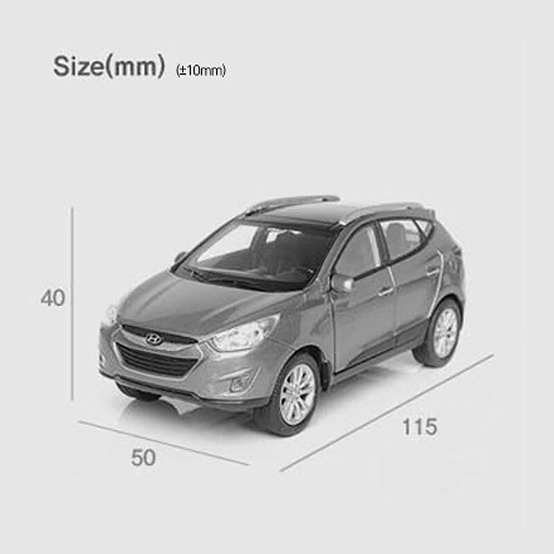 [Hyundai Toys] Minicar Maßstab 1:38 Druckguss Remington rot (passt zu: Tucson...