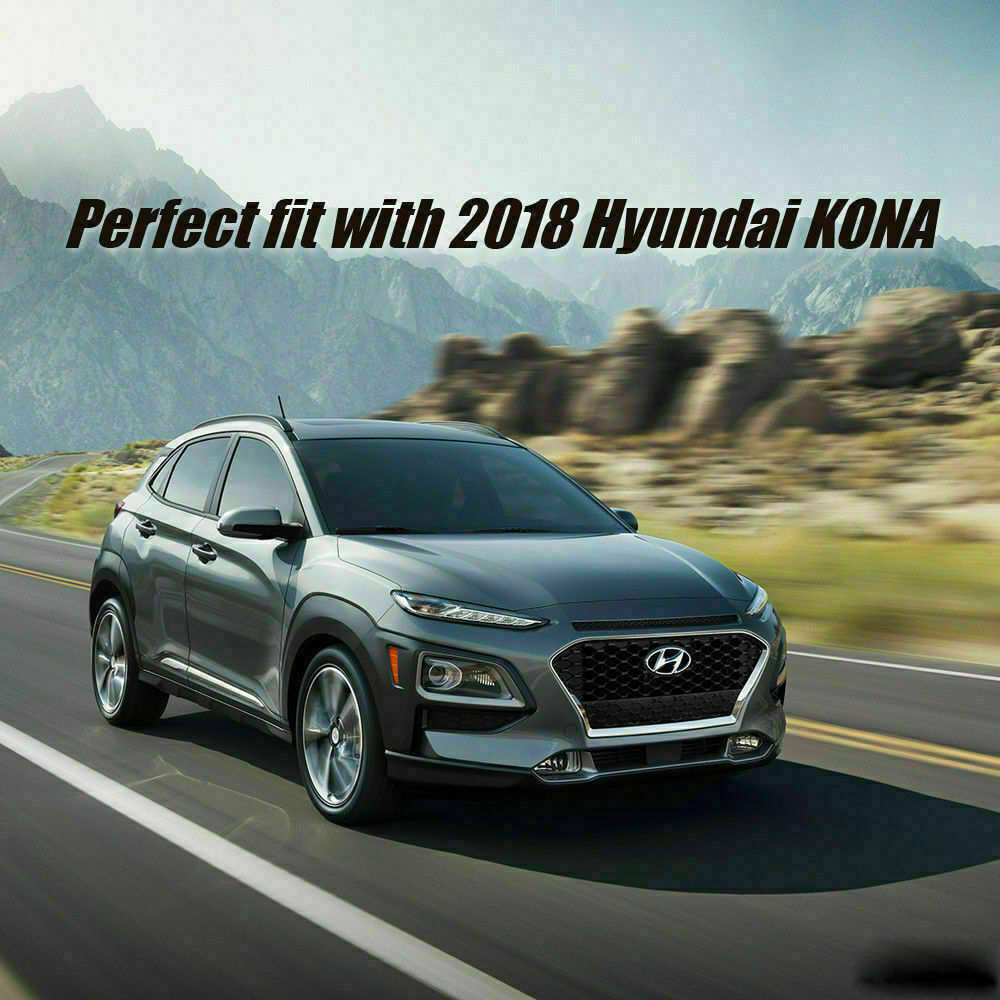 Fenster Schalter Aufkleber Sticker Carbon Schwarz für 2018 2019 Hyundai Kona