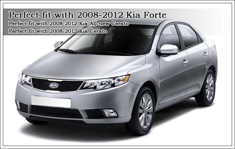 Fenster Rauch Visier Lüftung 4p für 2008 2012 Kia Forte Limousine