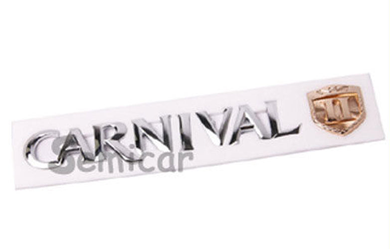 0K53A51741A Rear Trunk CARNIVAL Ⅱ Logo Emblem For 2002 2005 Kia Sedona Carnival