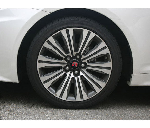 F R Lenkgriff Hupenkappe R Logo Emblem 7p für 2014 2016 Kia Soul