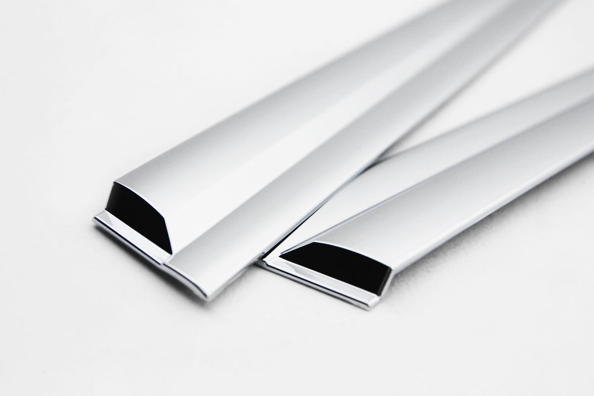 Fenster Sonne Chrom Blende Lüftung Wind Regen 6p für 2014 - 2020 Kia Sedona C...