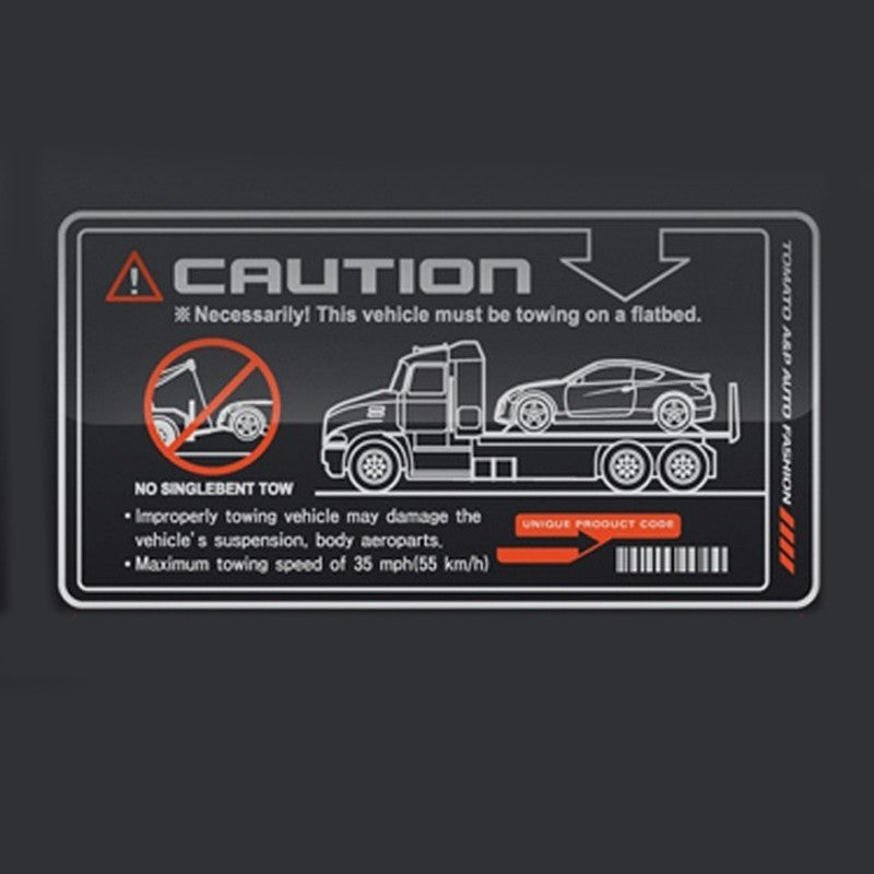 Fenster Warnung Aufkleber für 2007 2008 Hyundai Tiburon Coupe