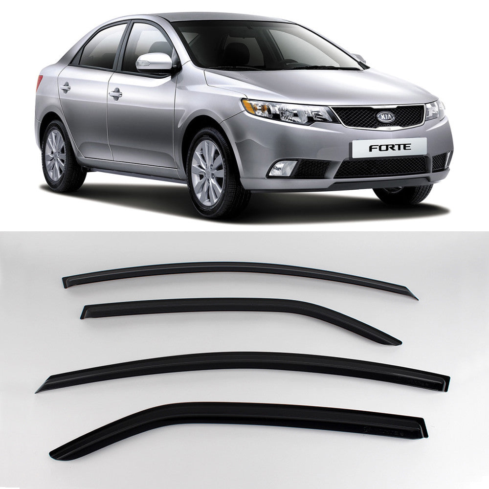 Fenster Rauch Visier Lüftung 4p für 2008 2012 Kia Forte Limousine
