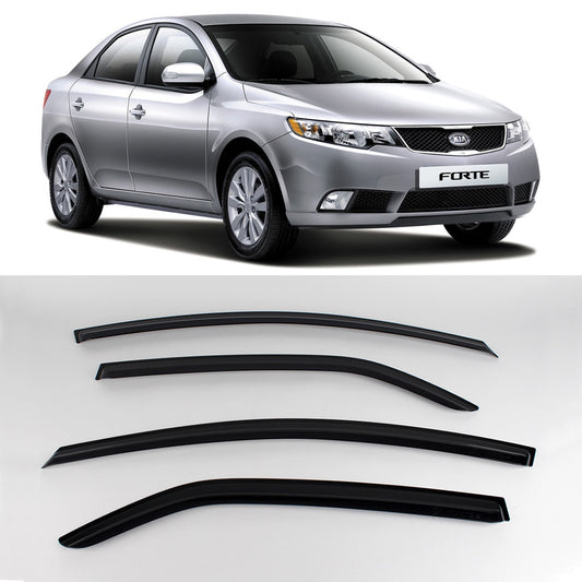 Fenster Rauch Visier Lüftung 4p für 2008 2012 Kia Forte Limousine