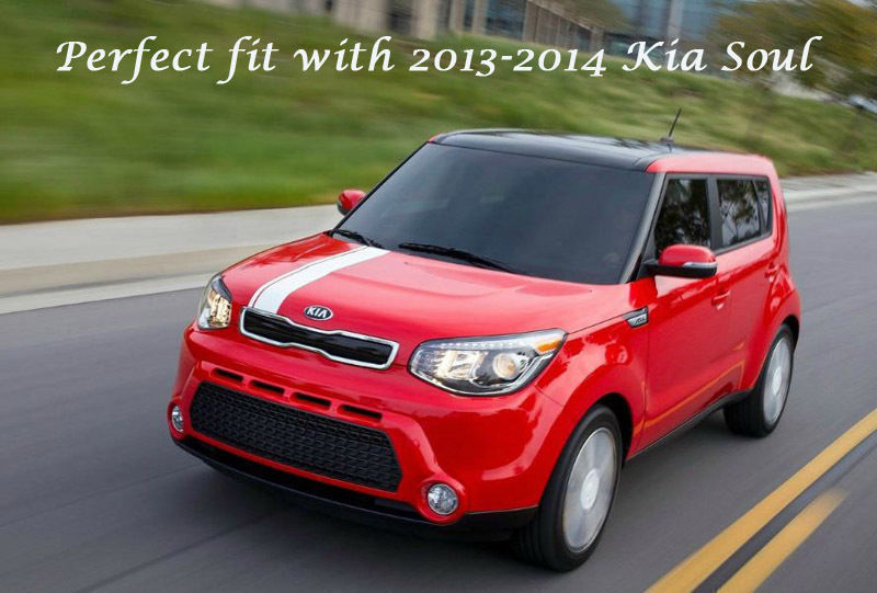 F R Lenkgriff Hupenkappe R Logo Emblem 7p für 2014 2016 Kia Soul