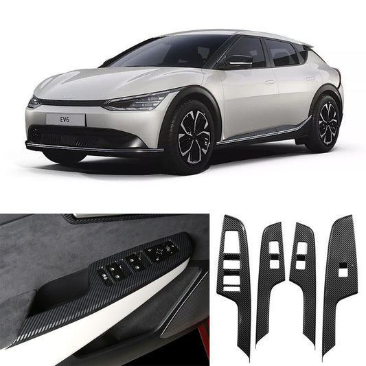 Fensterheberschalter Carbon Zierleiste Abdeckung 4p 1Set (Passt für: 2022 202...